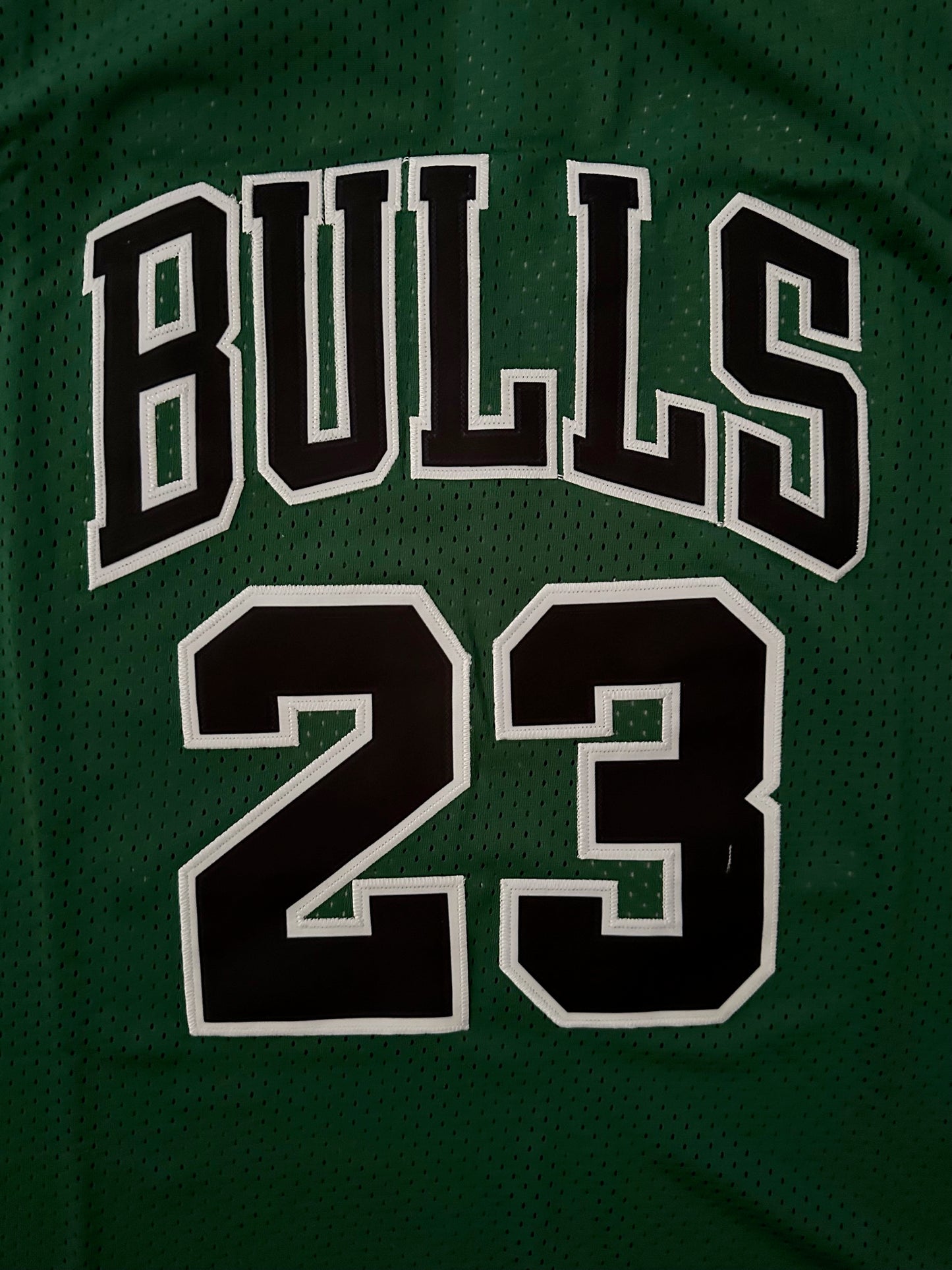 Chicago Bulls NBA Hardwood Classics Jordan Basketball Vest Large 23 Green