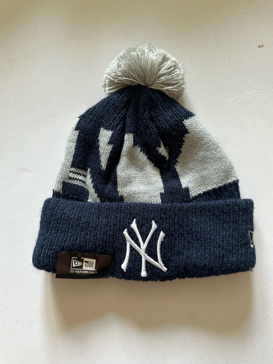New York Yankees MLB Bobble Beanie Multi Colour With Tags on
