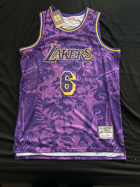 Retro Hardwood Classics Orlando Magic James Basketball Vest Large