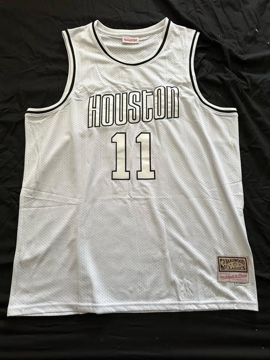 Retro Hardwood Classics Houston Rockets Yao Ming Basketball Vest Large