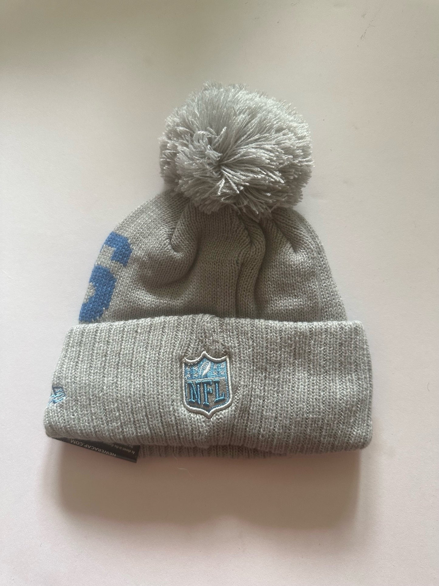 Detroit Lions NFL Bobble Beanie Multi Colour With Tags on