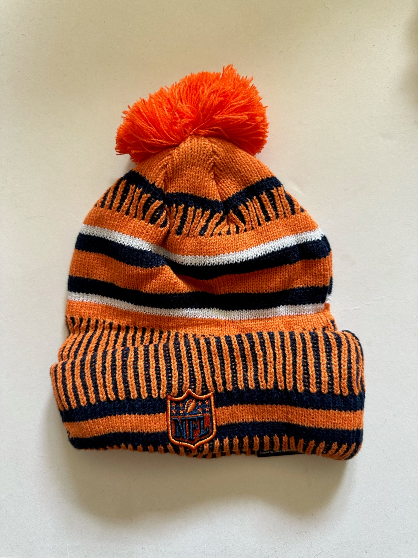 Chicago Bears NFL Bobble Beanie Multi Colour With Tags on