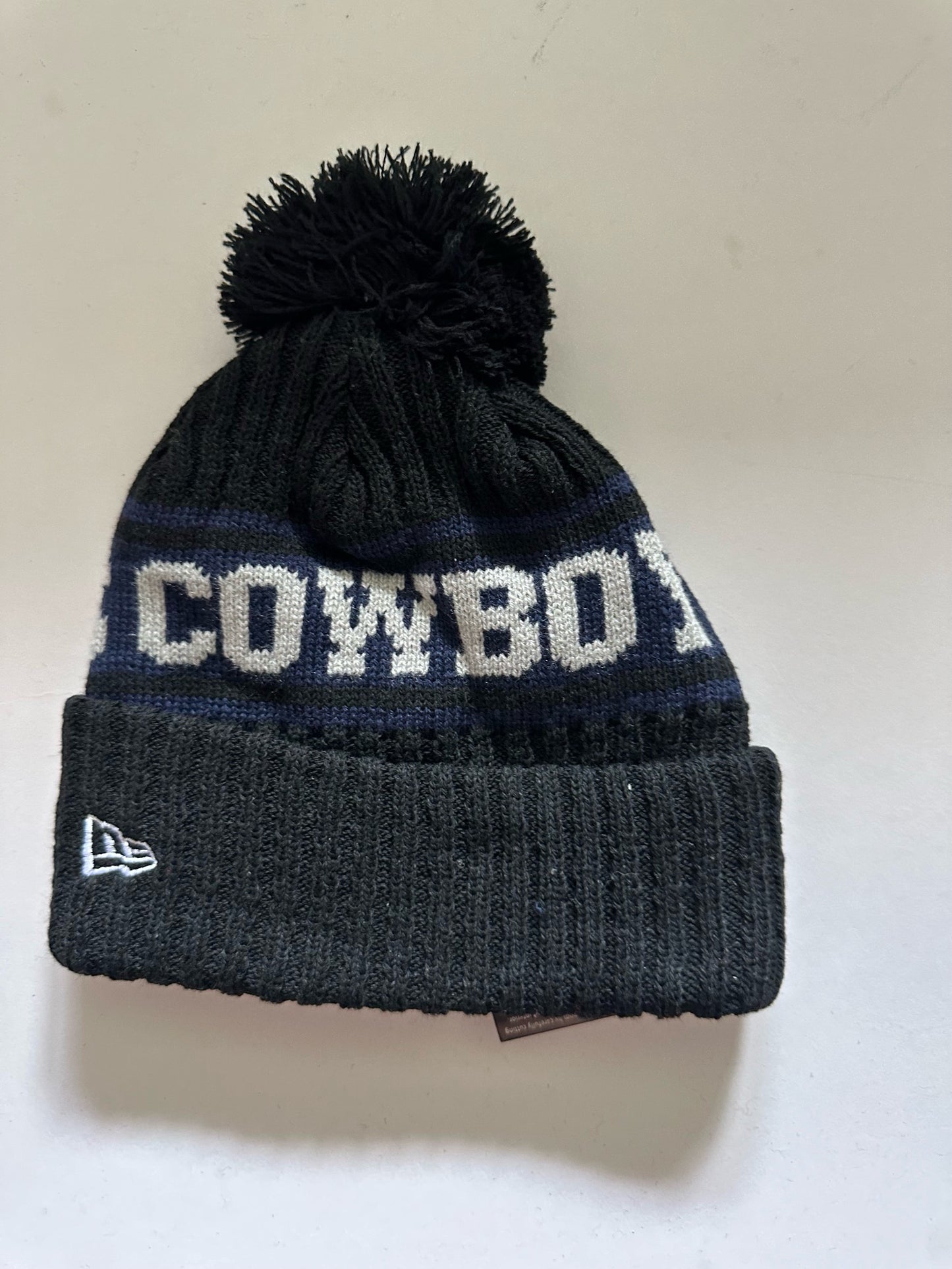 Dallas Cowboys NFL Bobble Beanie Multi Colour With Tags on