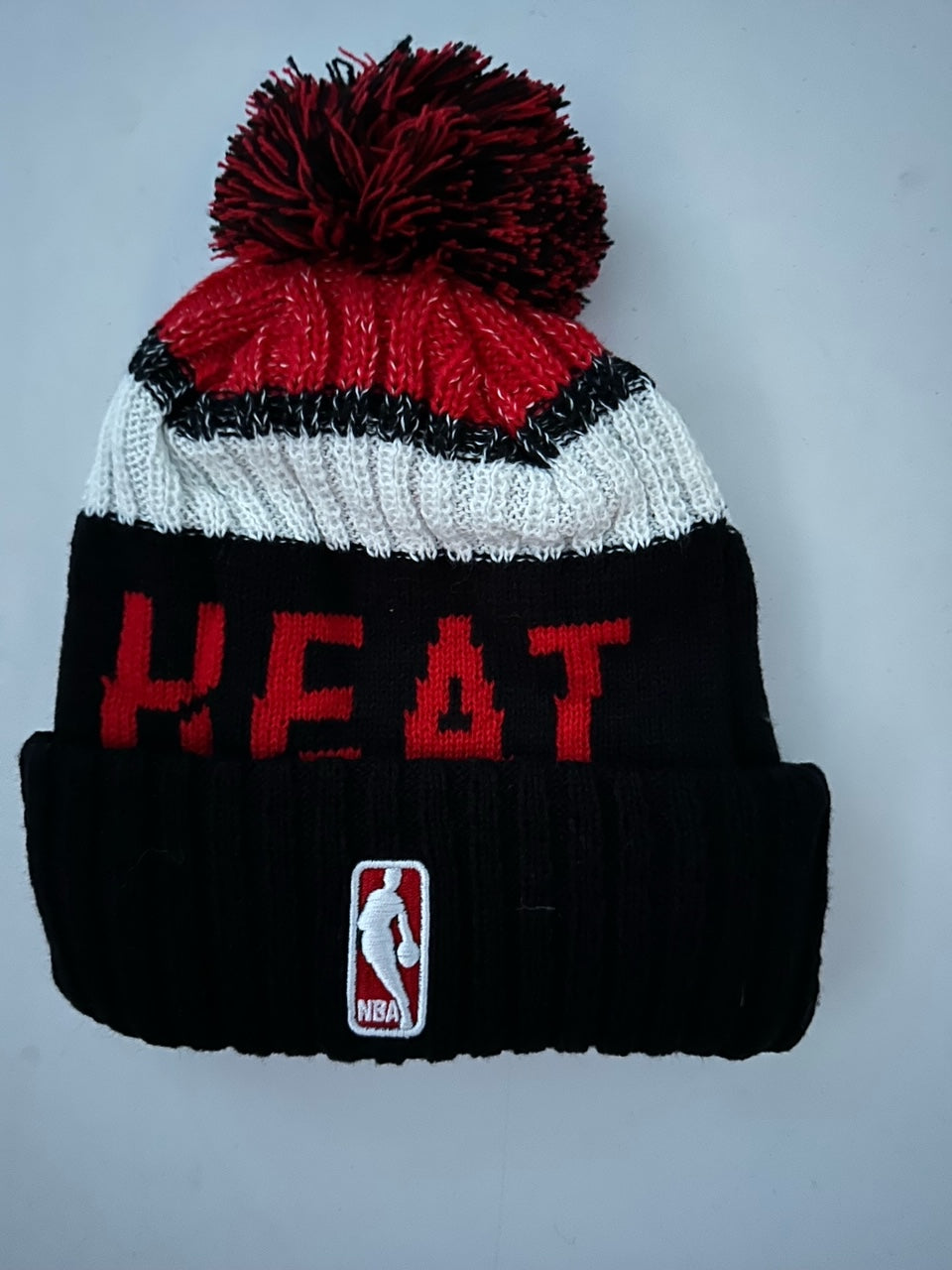 Miami Heat NBA Bobble Beanie Multi Colour With Tags on