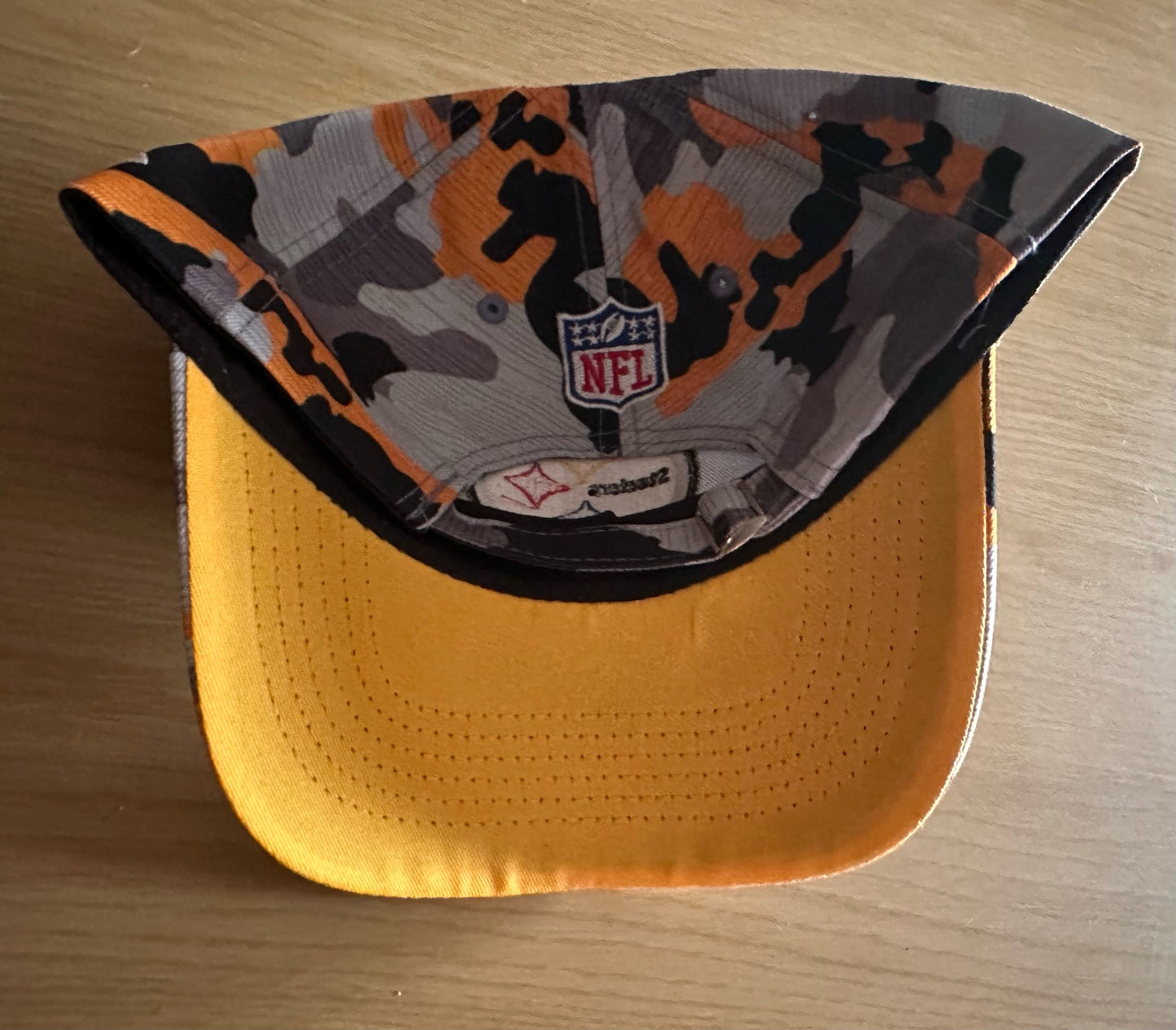 Pittsburgh Steelers NFL Camo Baseball Cap Multicolour New With Sticker