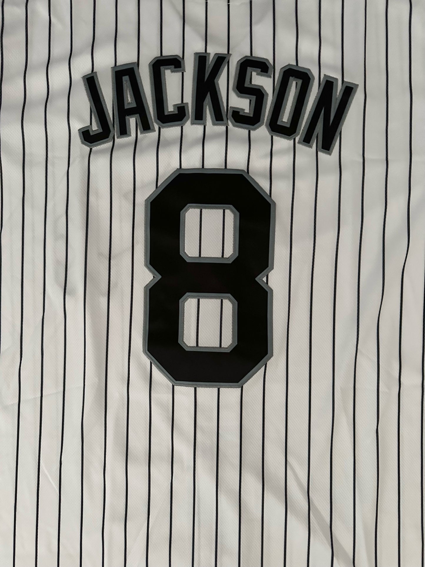 Chicago White Sox MLB Baseball Shirt Large Jackson 8 White