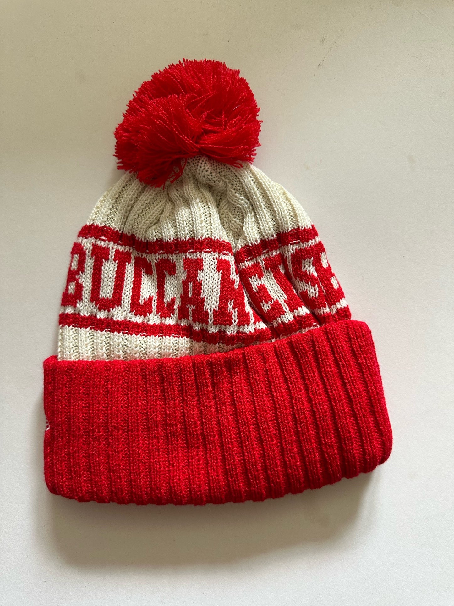 Tampa Bay Buccaneers NFL Bobble Beanie Multi Colour With Tags on