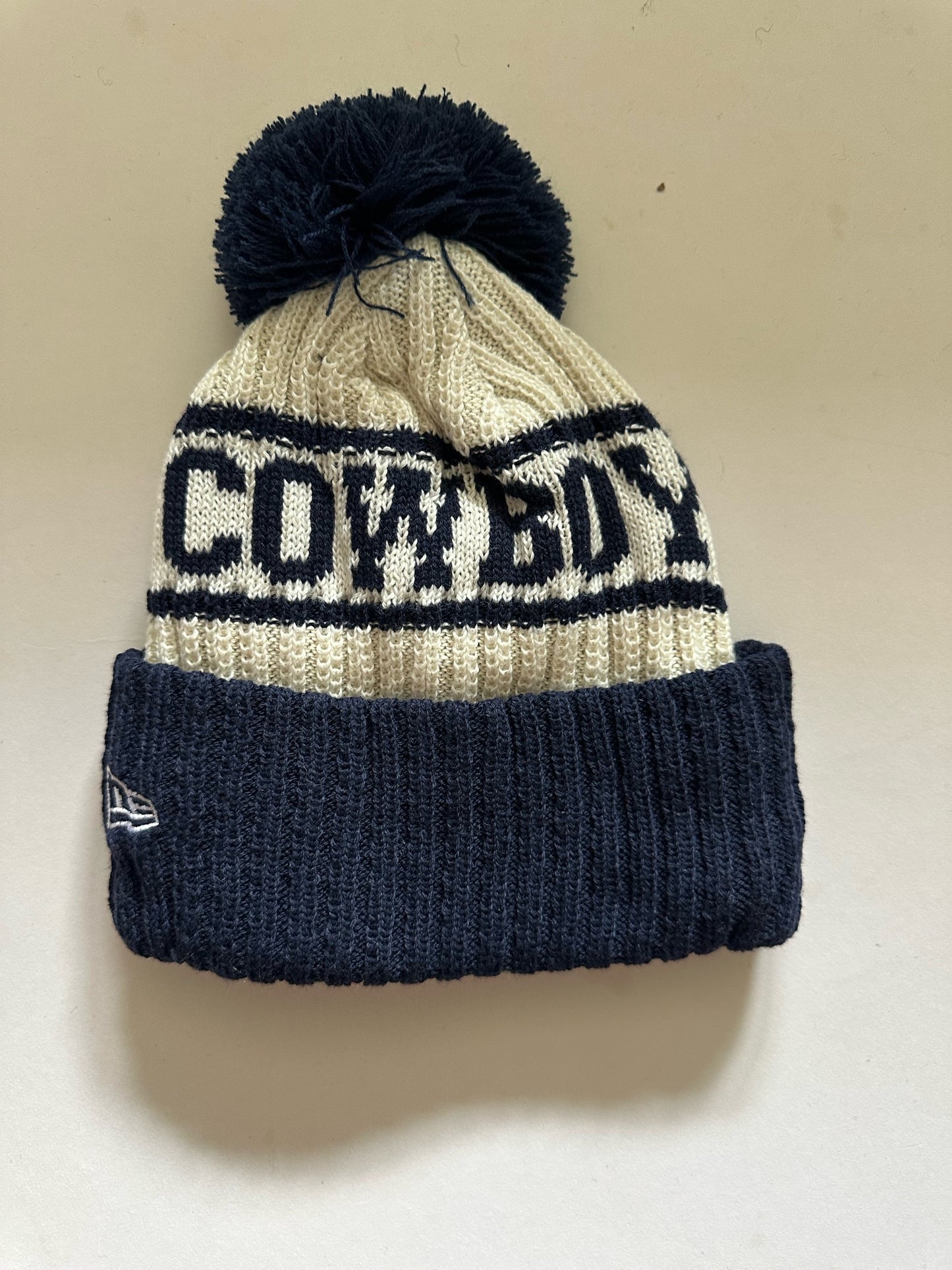 Dallas Cowboys NFL Bobble Beanie Multi Colour With Tags on