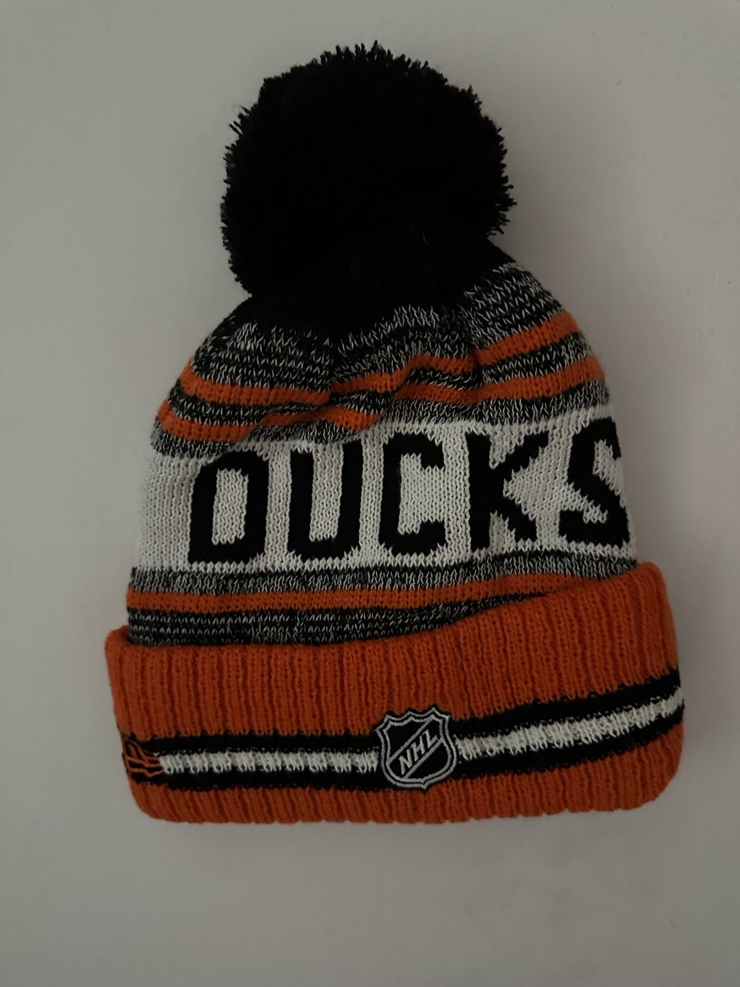 Anaheim Ducks NHL Bobble Beanie Multi Colour With Tags on