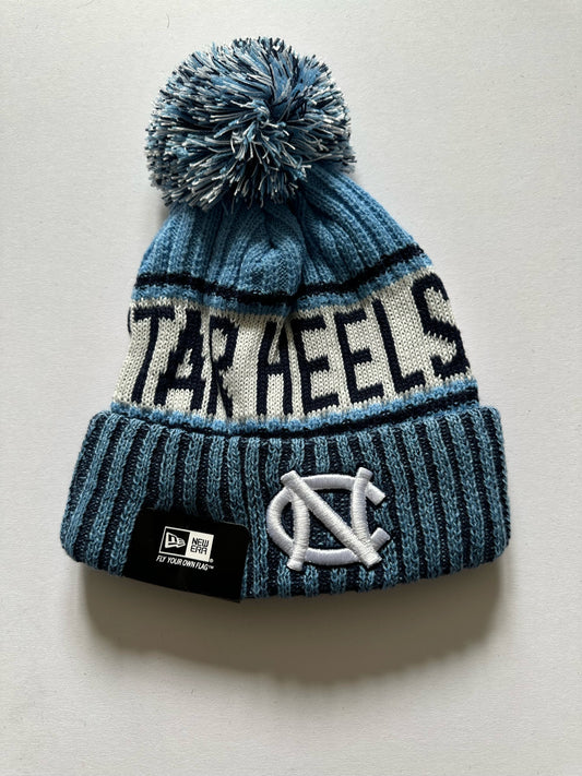 North Carolina Tar Heels UNC NCAA Bobble Beanie Multi Colour Tags on