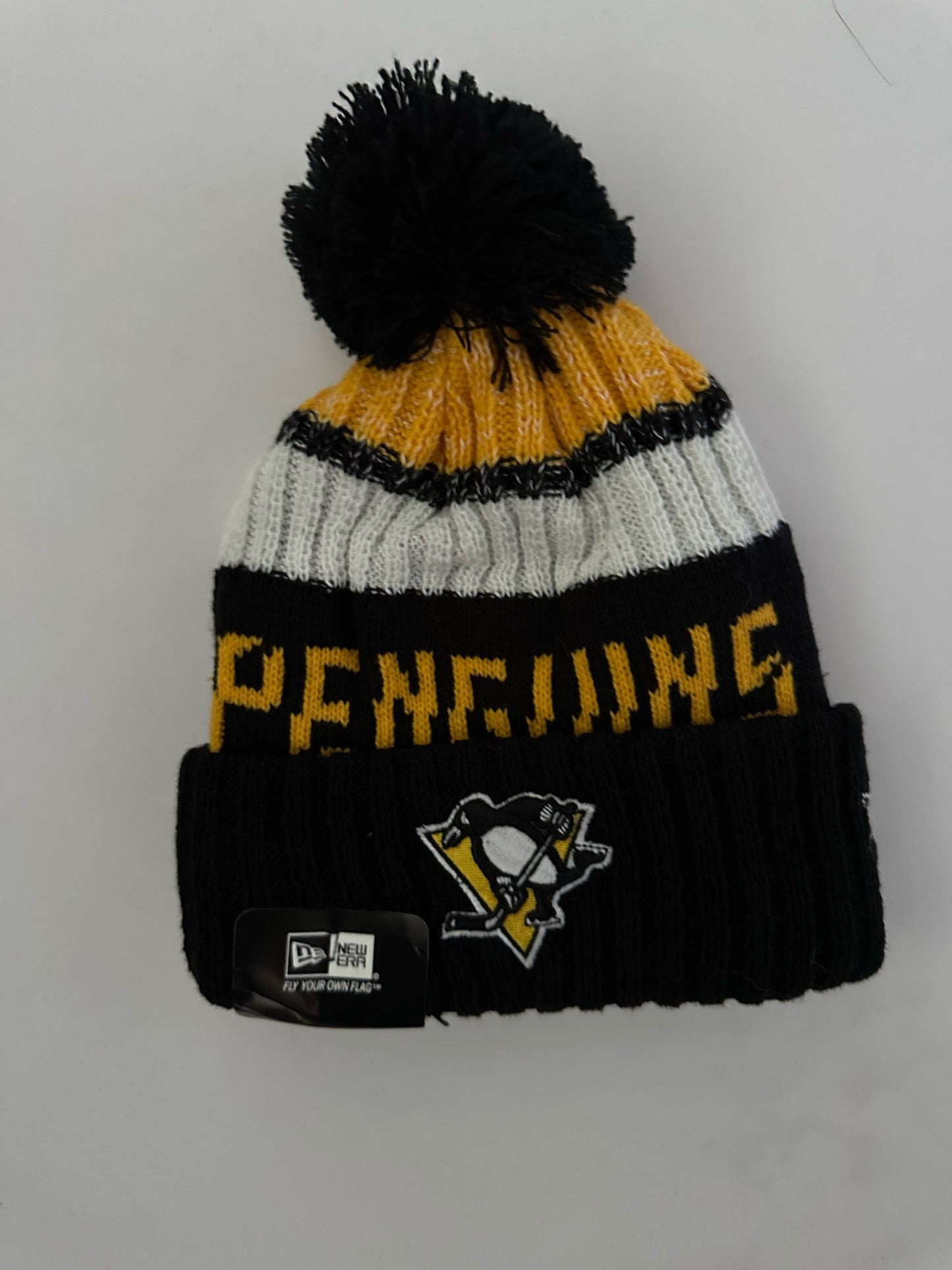Pittsburgh Penguins NHL Bobble Beanie Multi Colour With Tags on