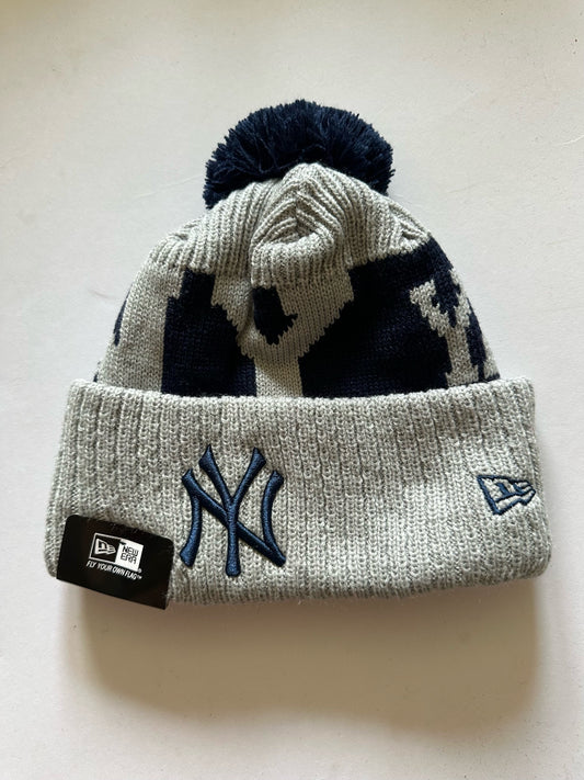 New York Yankees MLB Bobble Beanie Multi Colour With Tags on