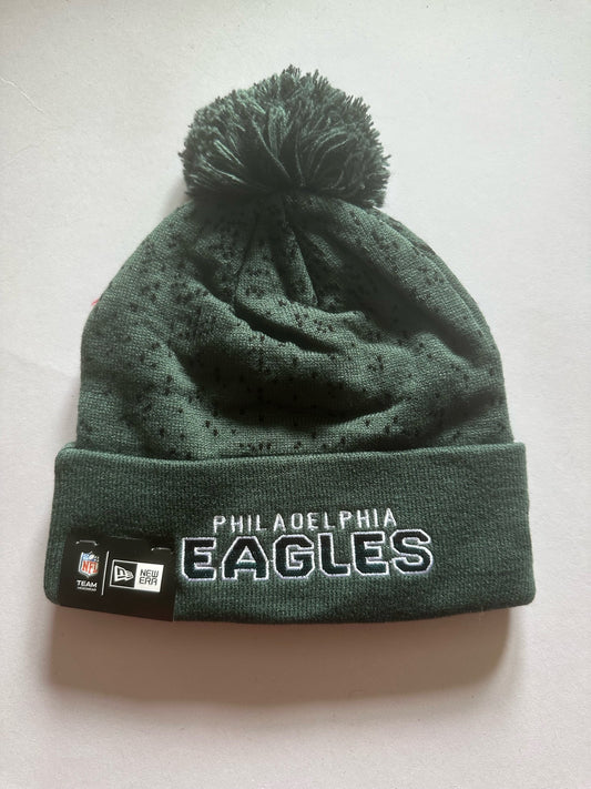 Philadelphia Eagles NFL Bobble Beanie Multi Colour With Tags on