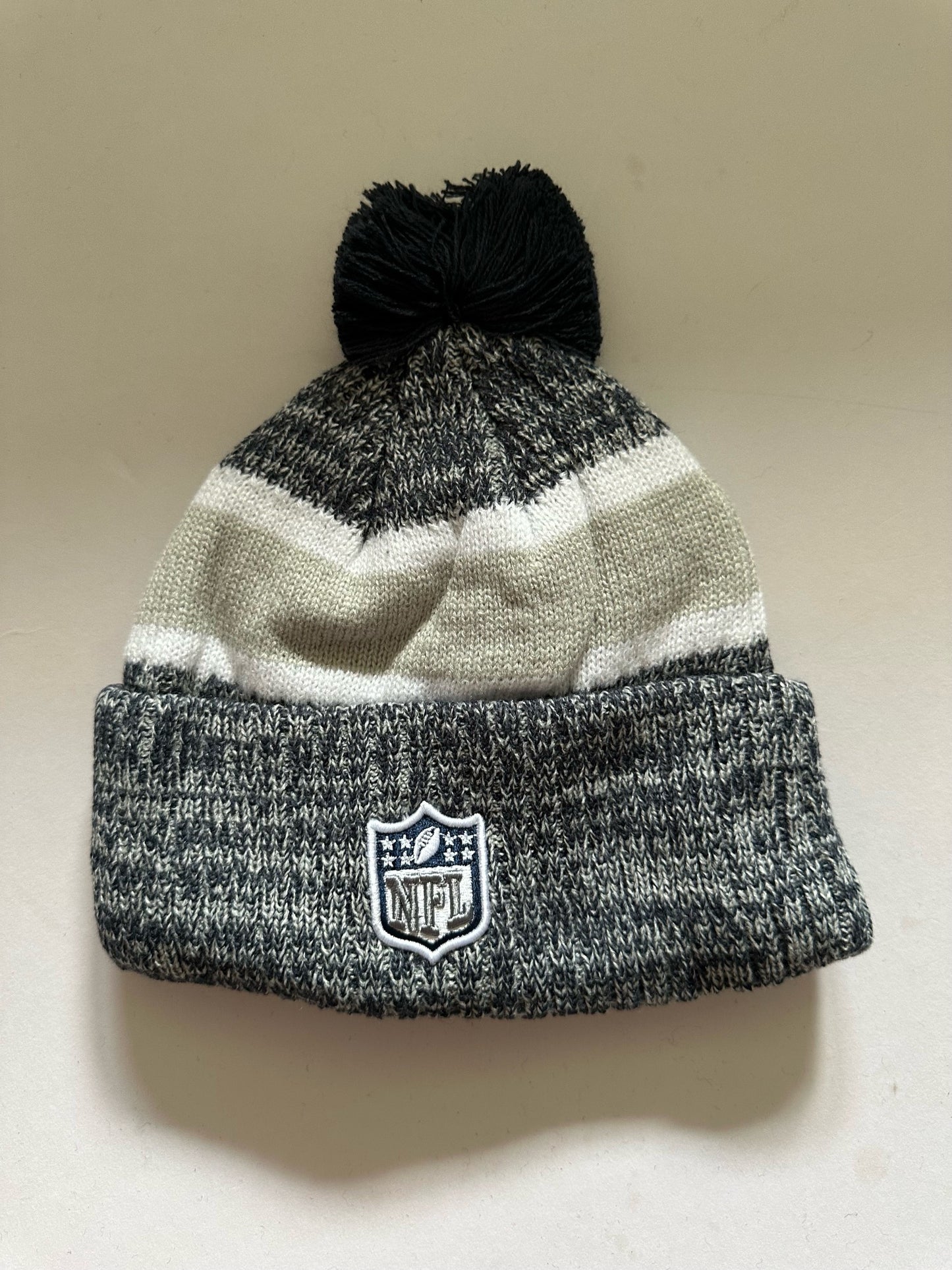 Dallas Cowboys NFL Bobble Beanie Multi Colour With Tags on
