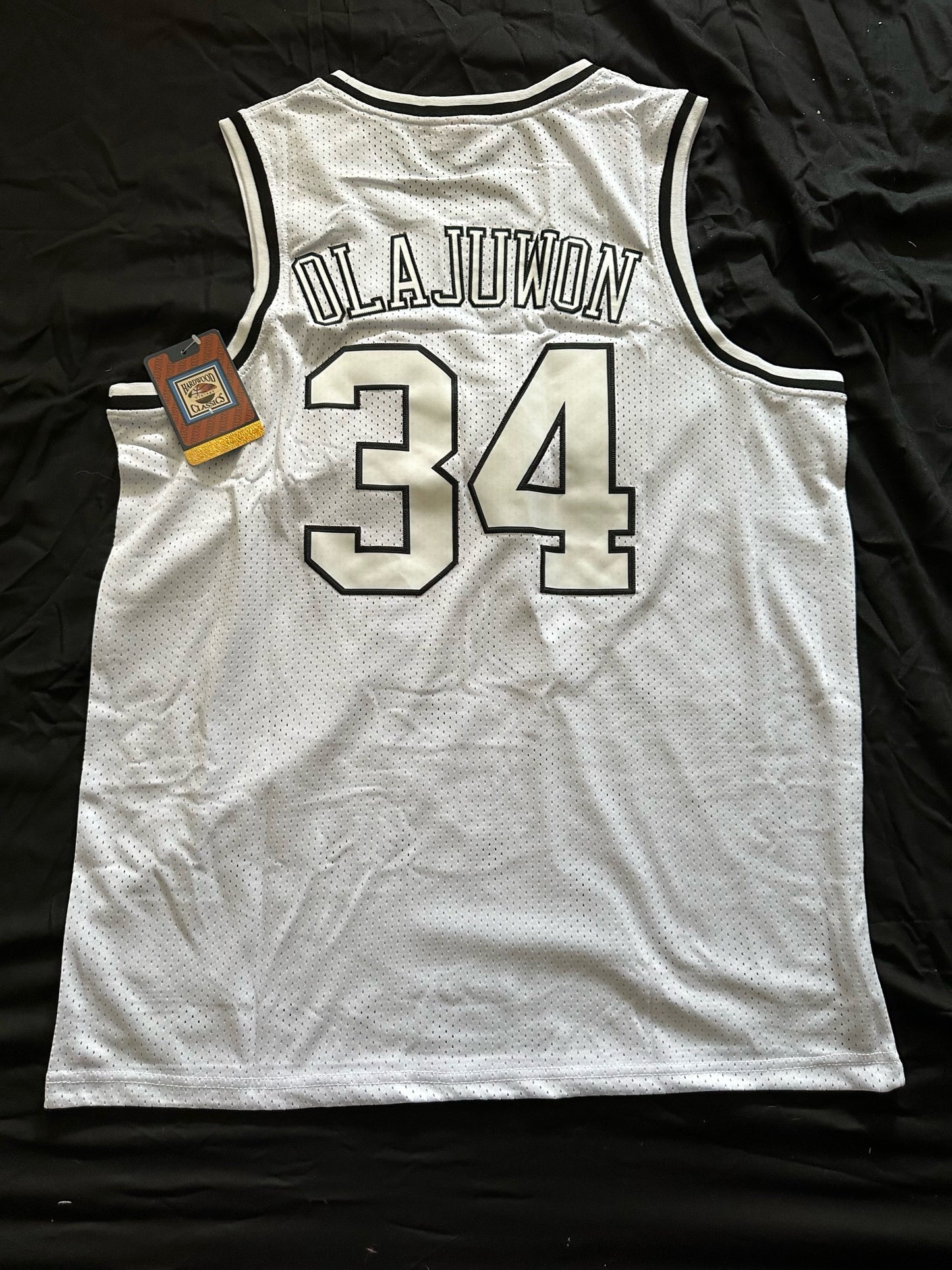 Retro Hardwood Classics Houston Rockets Olajuwon Basketball Vest Large
