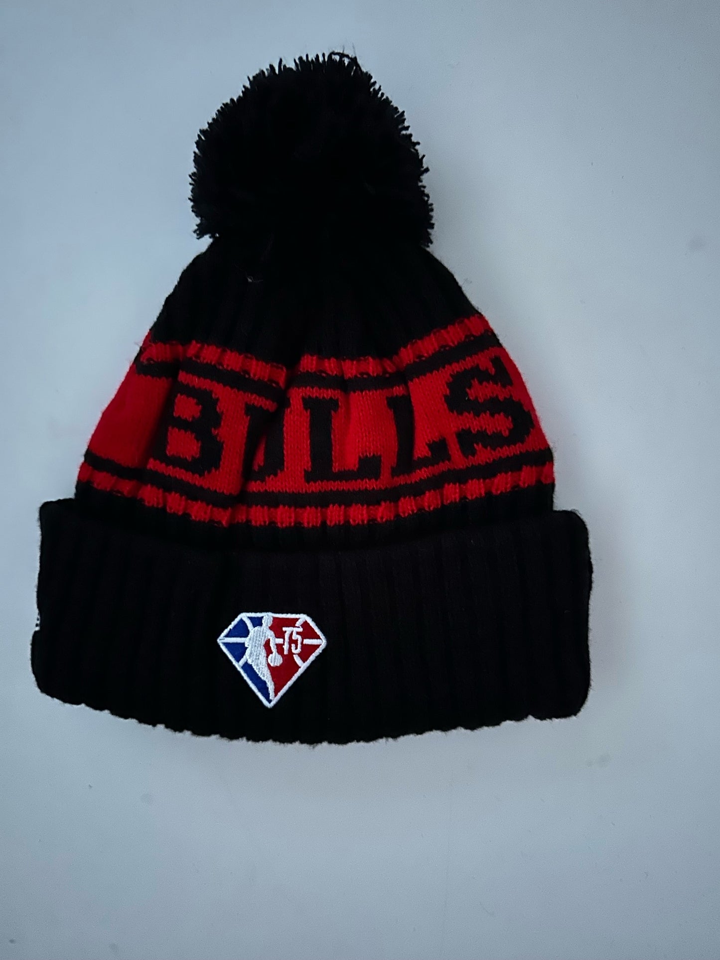 Chicago Bulls NBA Bobble Beanie Multi Colour With Tags on