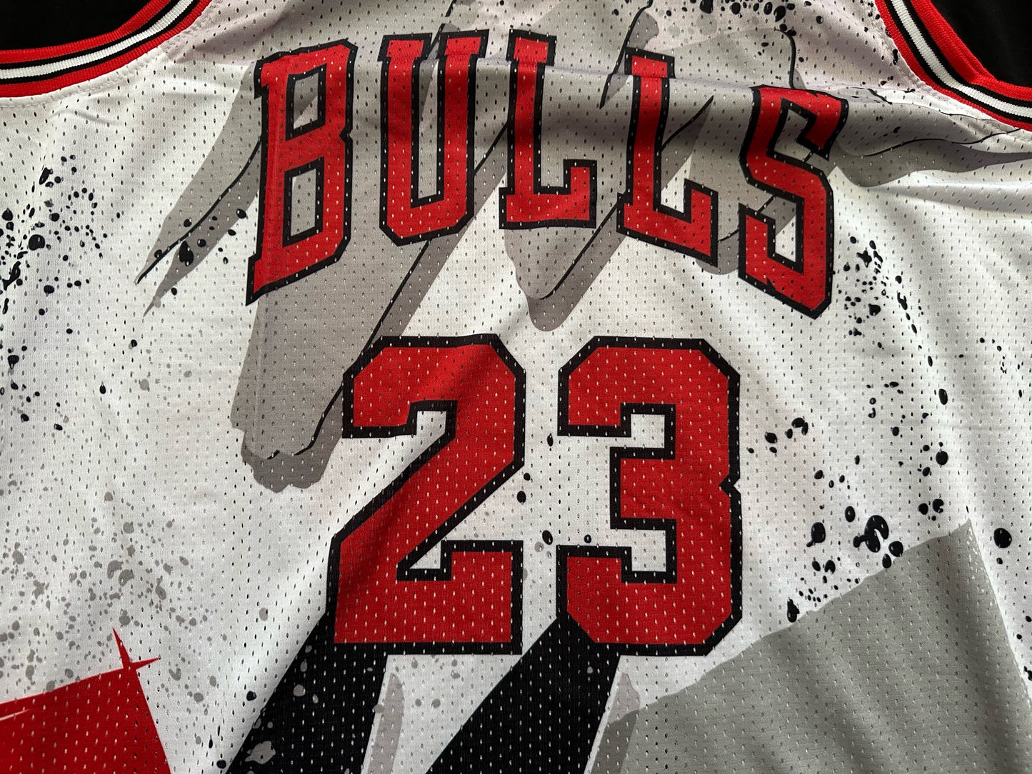 Retro Hardwood Classics Chicago Bulls Jordan Basketball Vest Large