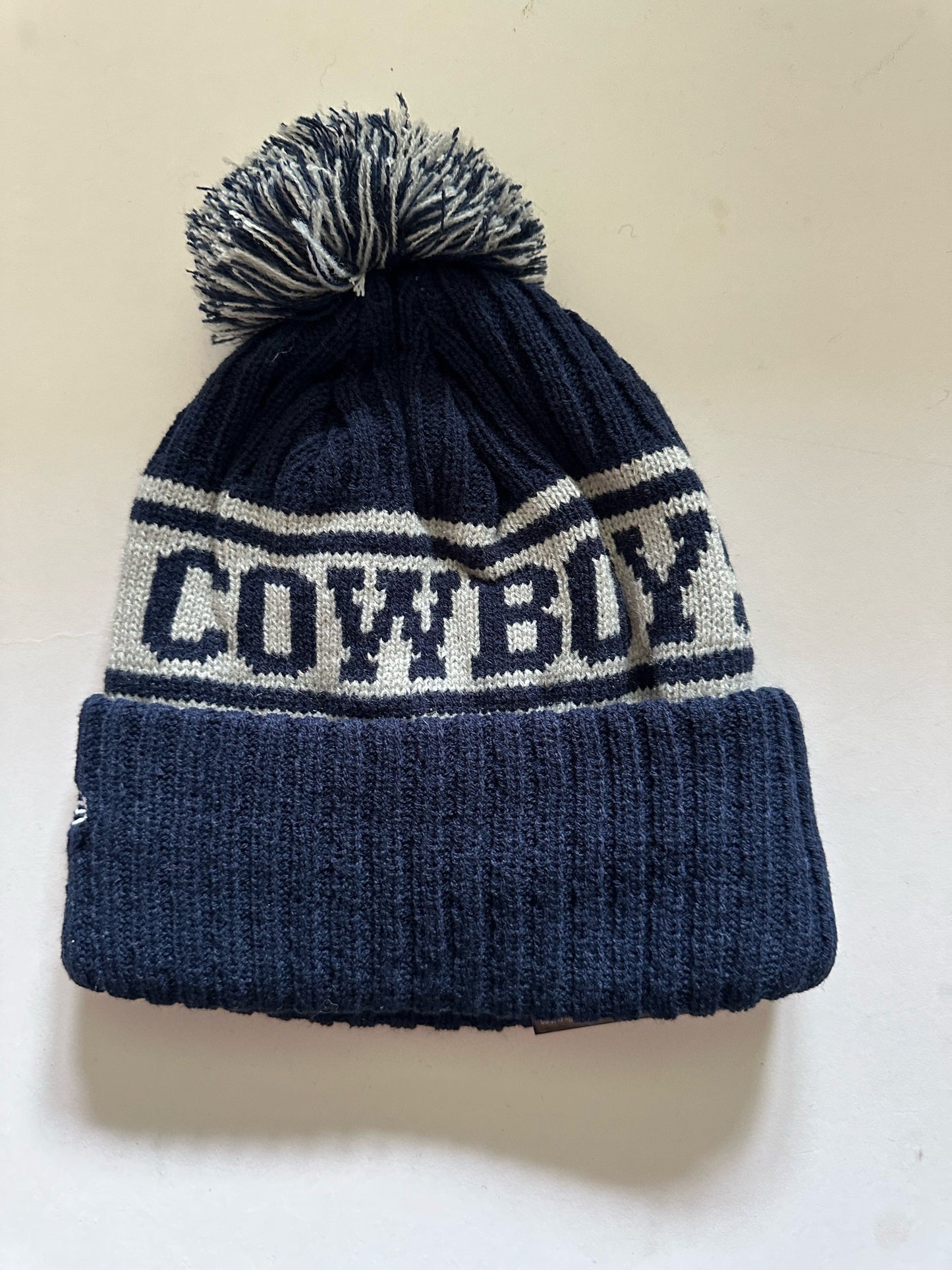 Dallas Cowboys NFL Bobble Beanie Multi Colour With Tags on