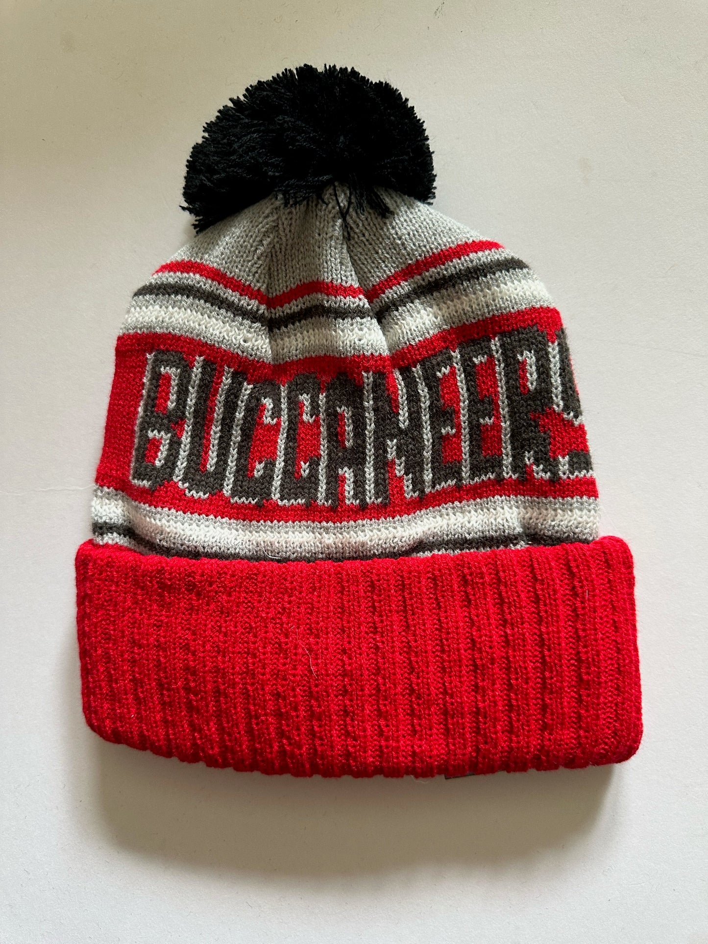 Tampa Bay Buccaneers NFL Bobble Beanie Multi Colour With Tags on