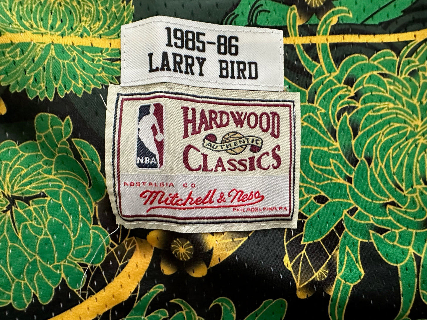 Retro Hardwood Classics Boston Celtics Bird Basketball Vest Large