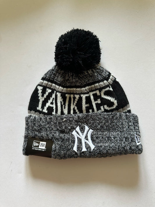 New York Yankees MLB Bobble Beanie Multi Colour With Tags on