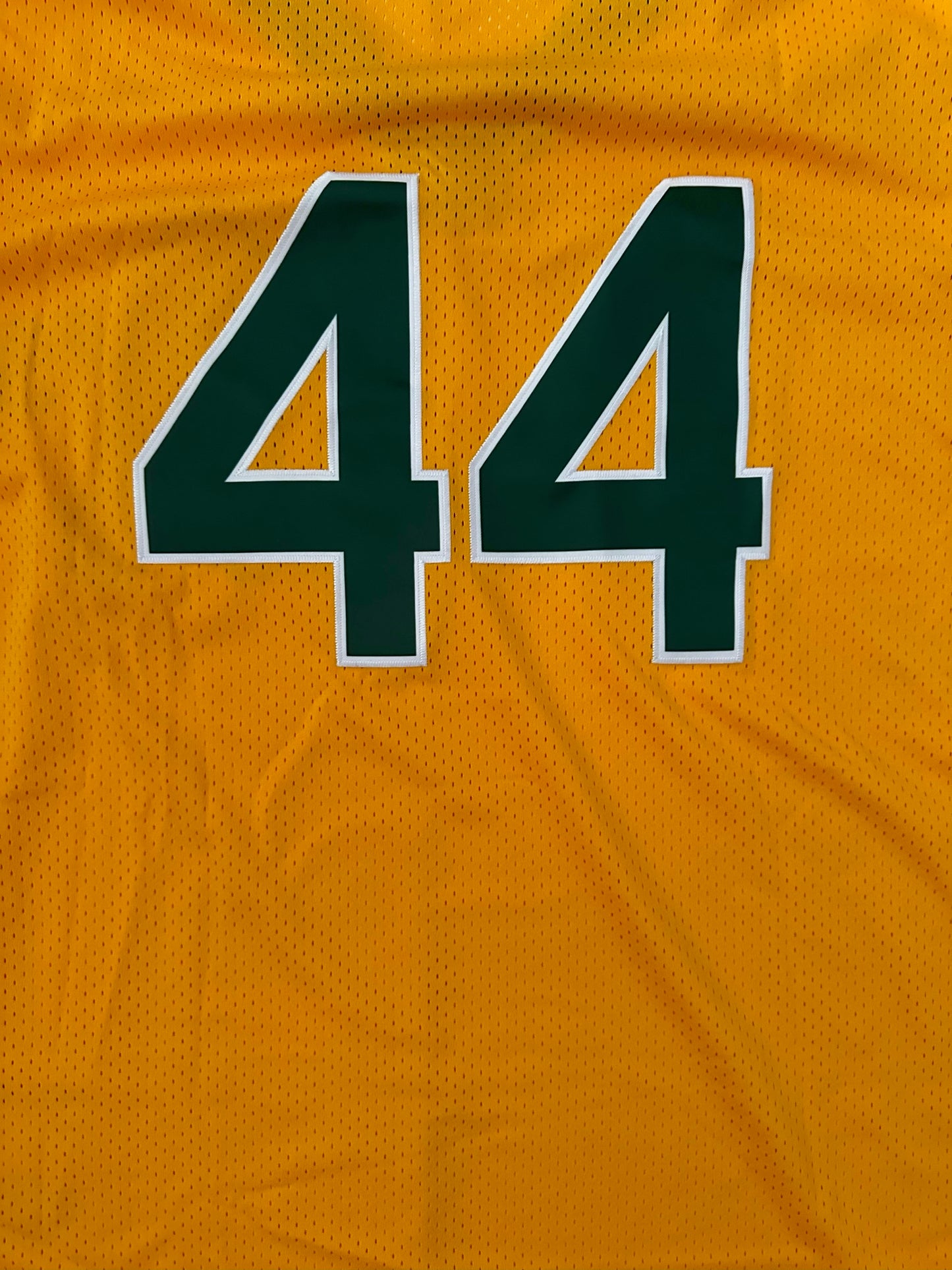 Oakland A's Athletics MLB Baseball Shirt Large Jackson 44 Yellow