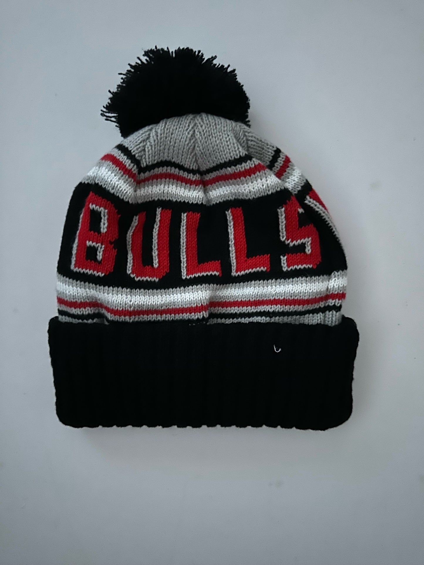 Chicago Bulls NBA Bobble Beanie Multi Colour With Tags on