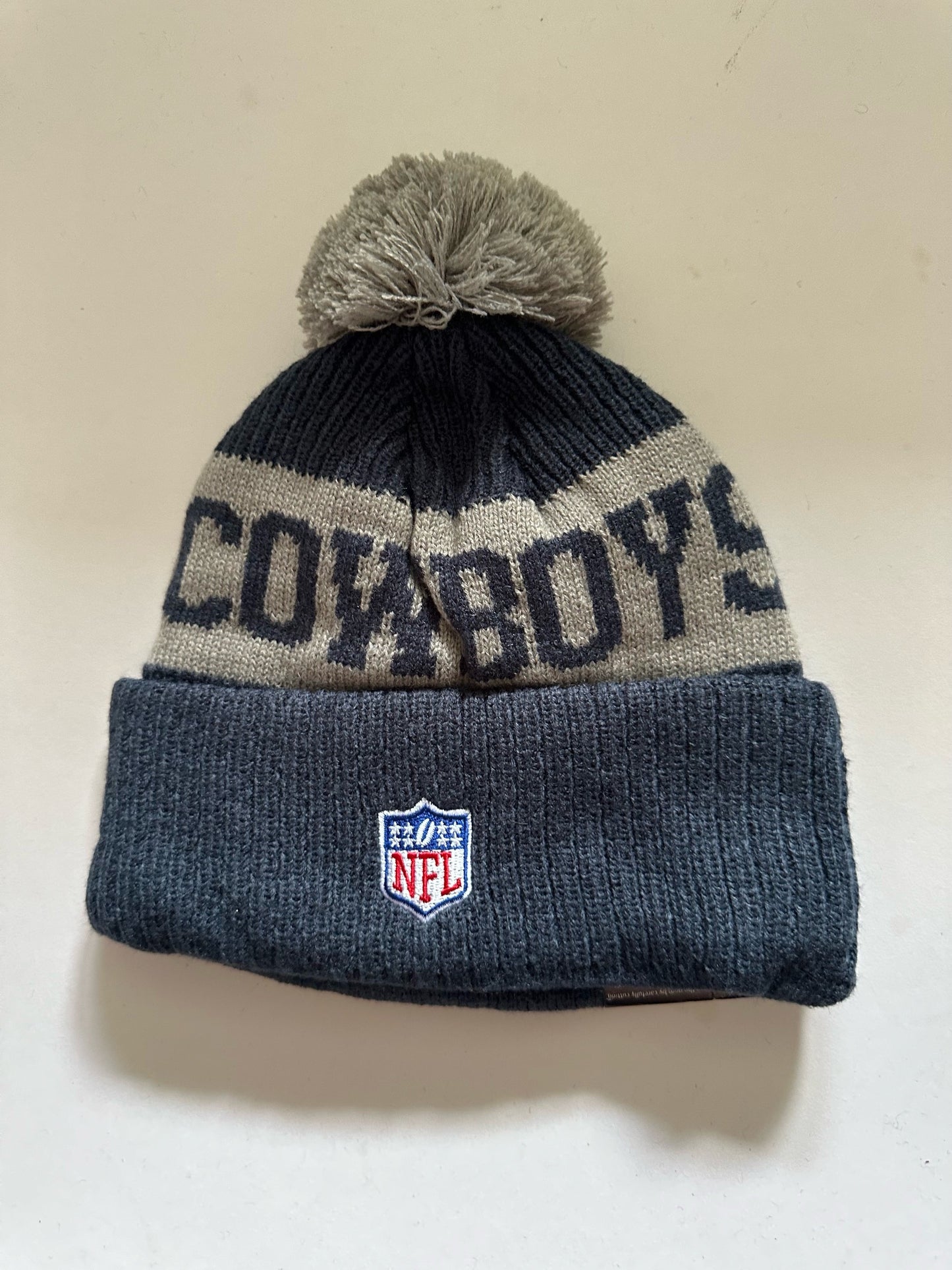 Dallas Cowboys NFL Bobble Beanie Multi Colour With Tags on