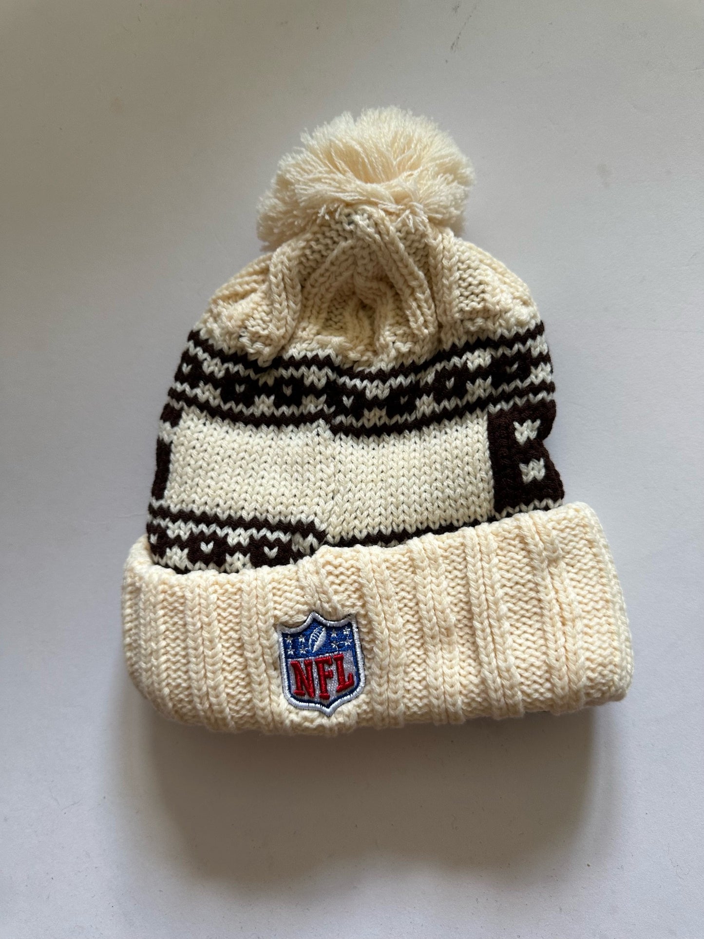 Cleveland Browns NFL Bobble Beanie Multi Colour With Tags on
