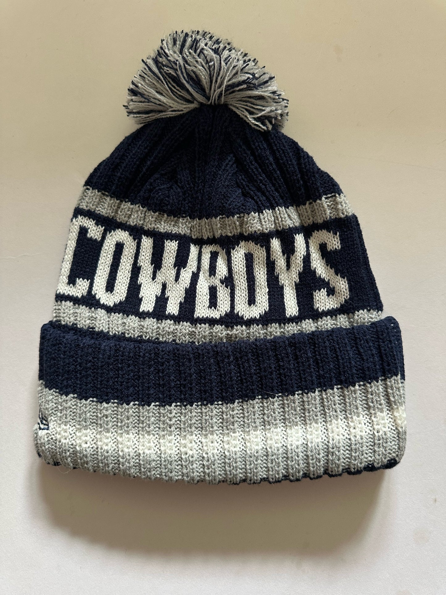 Dallas Cowboys NFL Bobble Beanie Multi Colour With Tags on