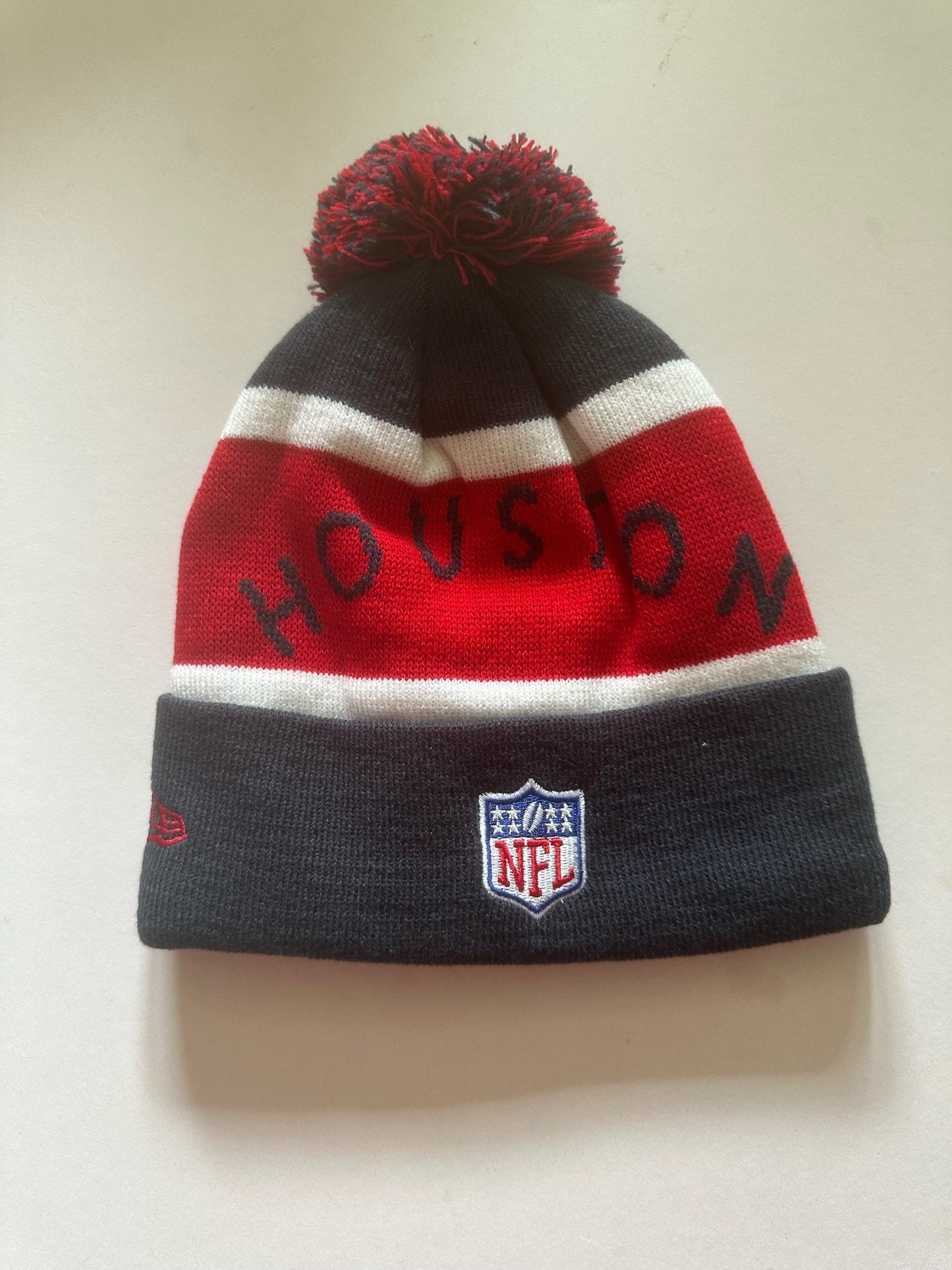 Houston Texans NFL Bobble Beanie Multi Colour With Tags on