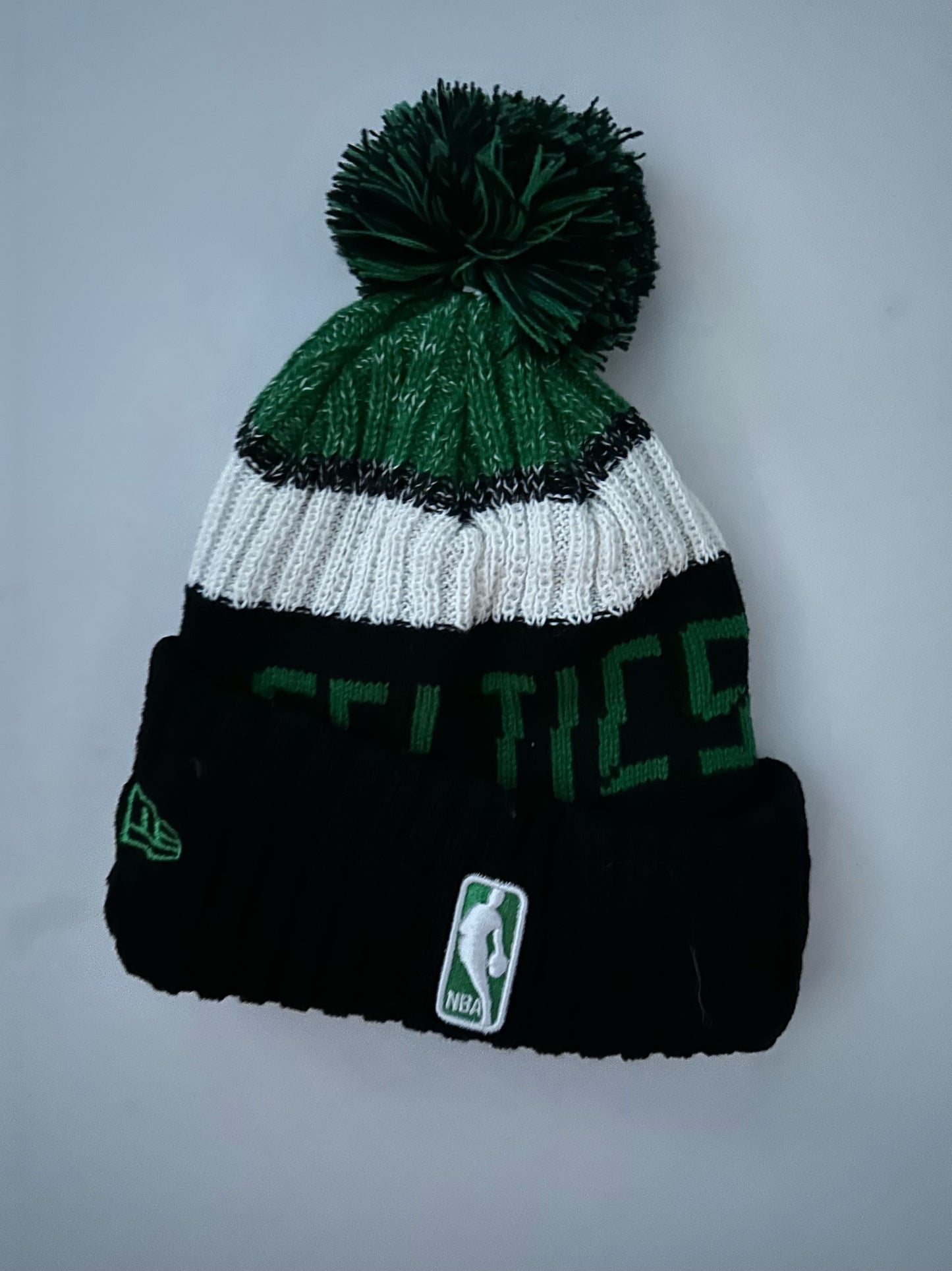 Boston Celtics NBA Bobble Beanie Multi Colour With Tags on