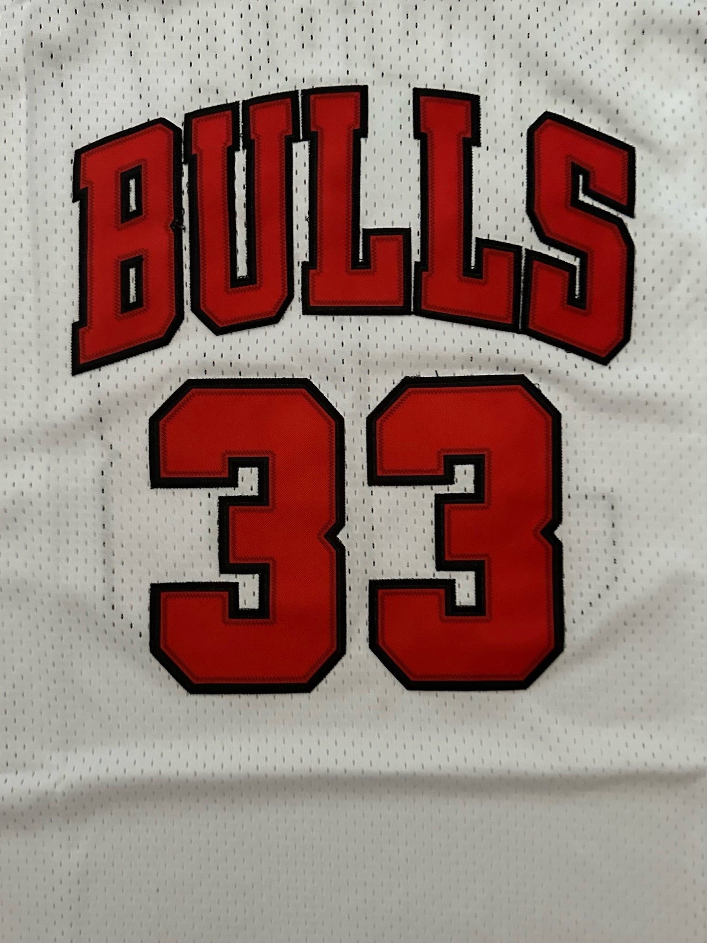 Chicago Bulls NBA Hardwood Classics Basketball Vest Large Pippen 33 White
