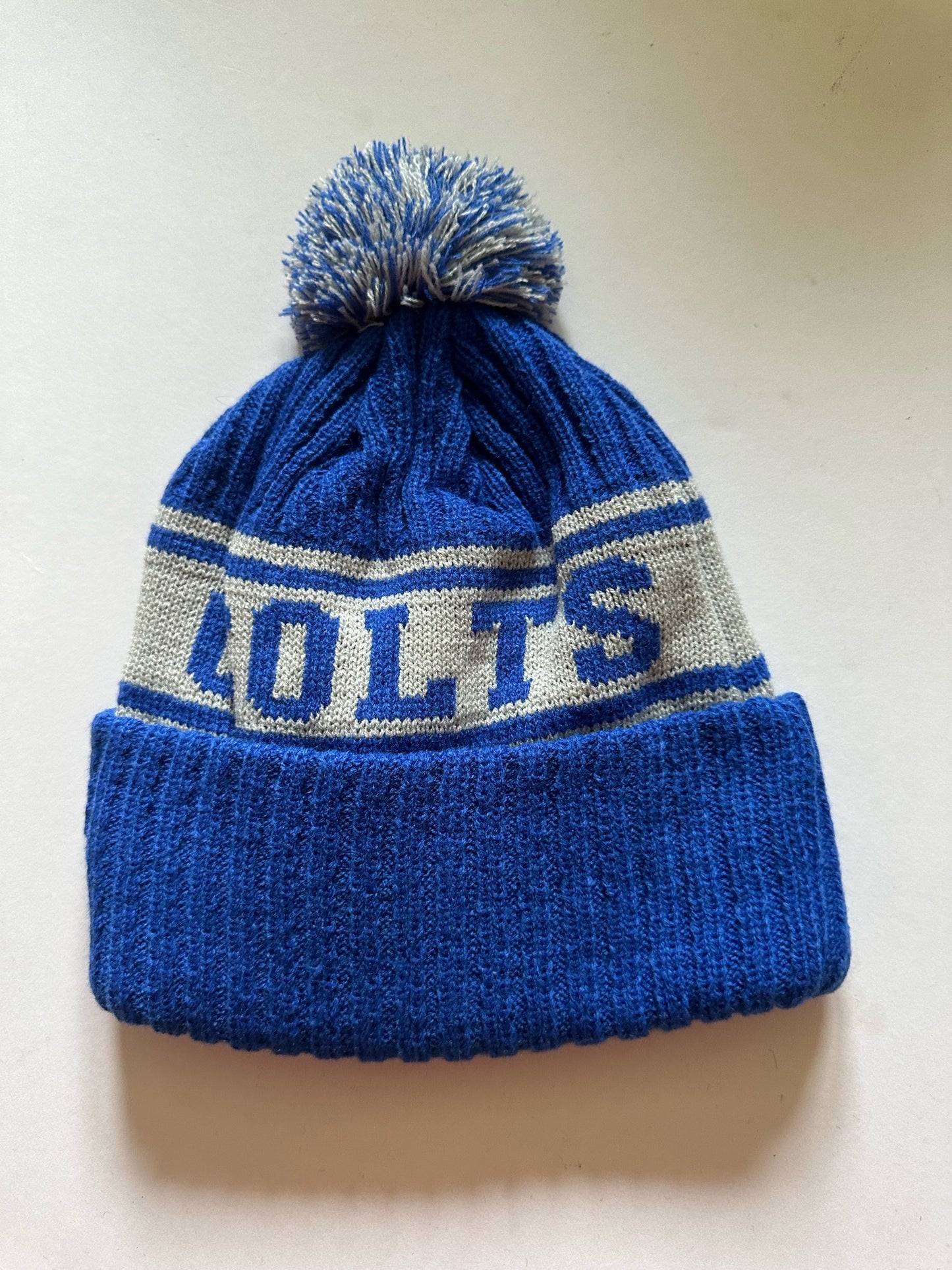 Indianapolis Colts NFL Bobble Beanie Multi Colour With Tags on