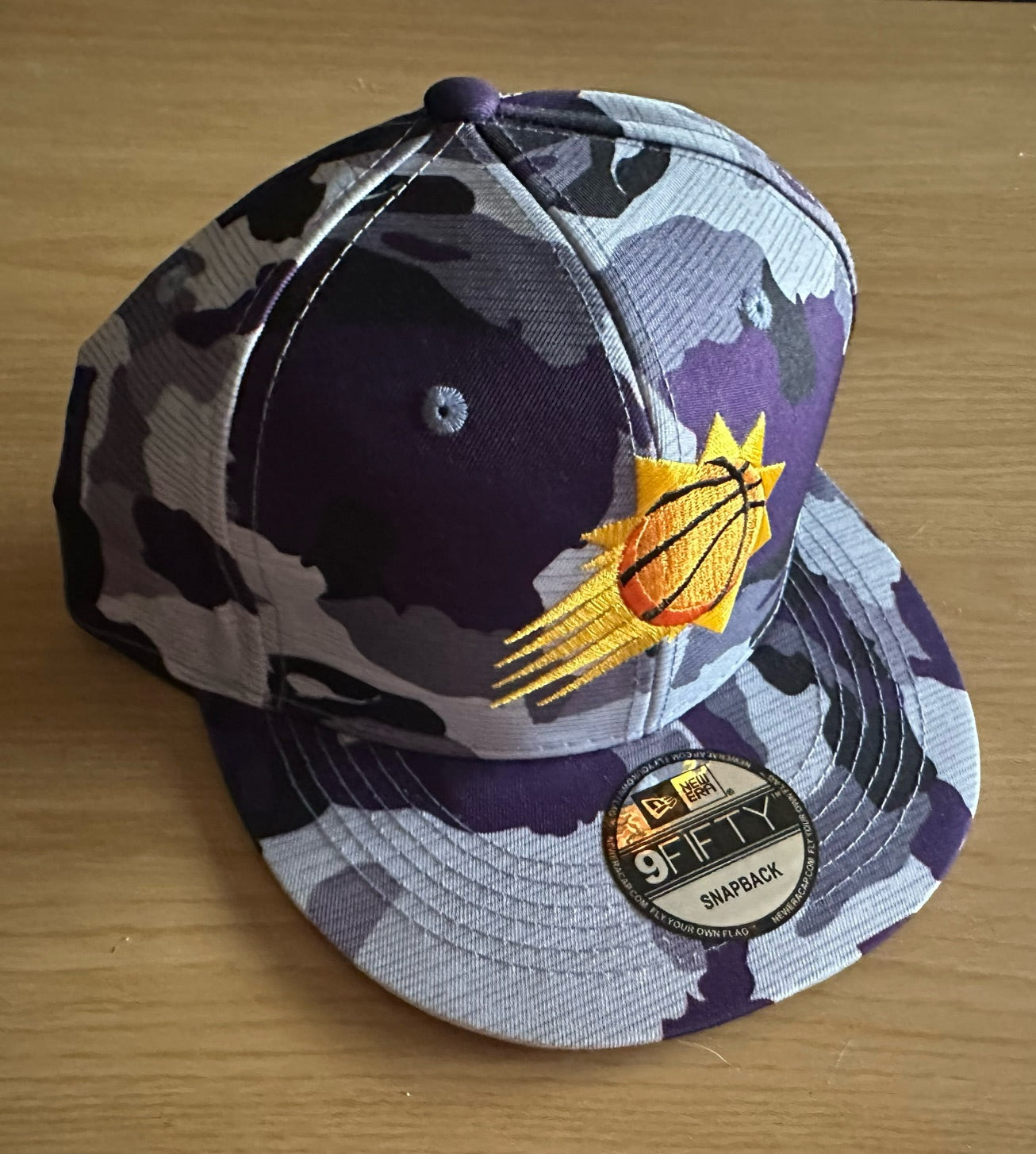 Phoenix Suns NBA SnapBack Camo Baseball Cap Multicolour New With Sticker