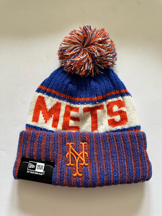 New York Mets MLB Bobble Beanie Multi Colour With Tags on
