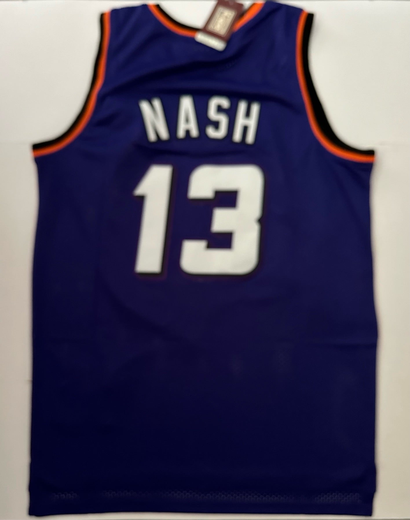 Phoenix Suns NBA Hardwood Classics Basketball Vest Large Nash 13 Purple