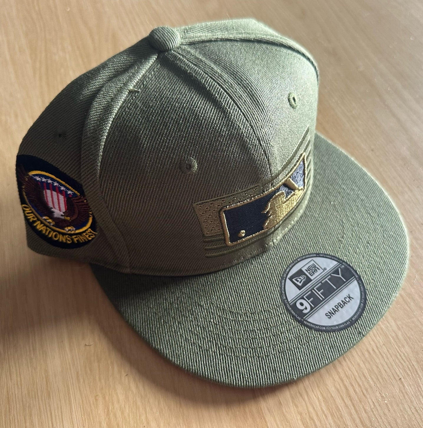 MLB Logo Military MLB SnapBack Baseball Cap Multicolour New With Sticker