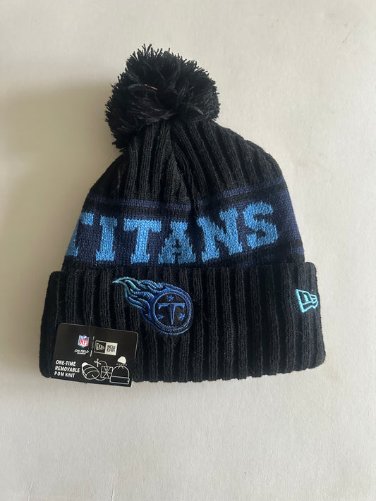 Tennessee Titans NFL Bobble Beanie Multi Colour With Tags on