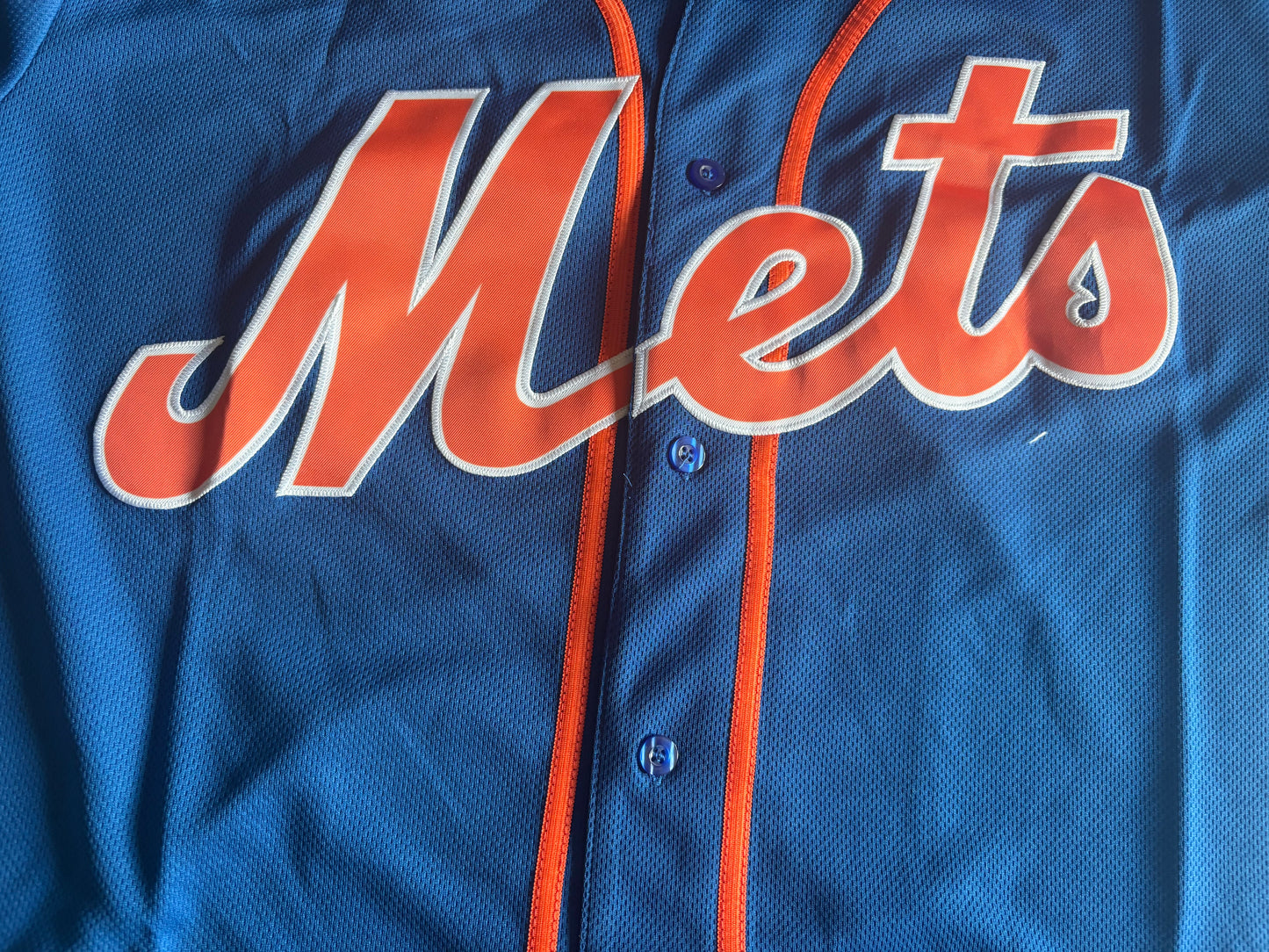 New York Mets MLB Baseball Shirt Large Lindor 12 Blue