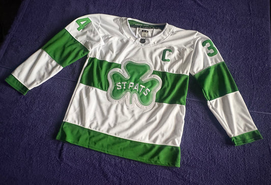 Toronto Maple Leafs NHL Shirt Size 52 St Pats Matthews 34 C