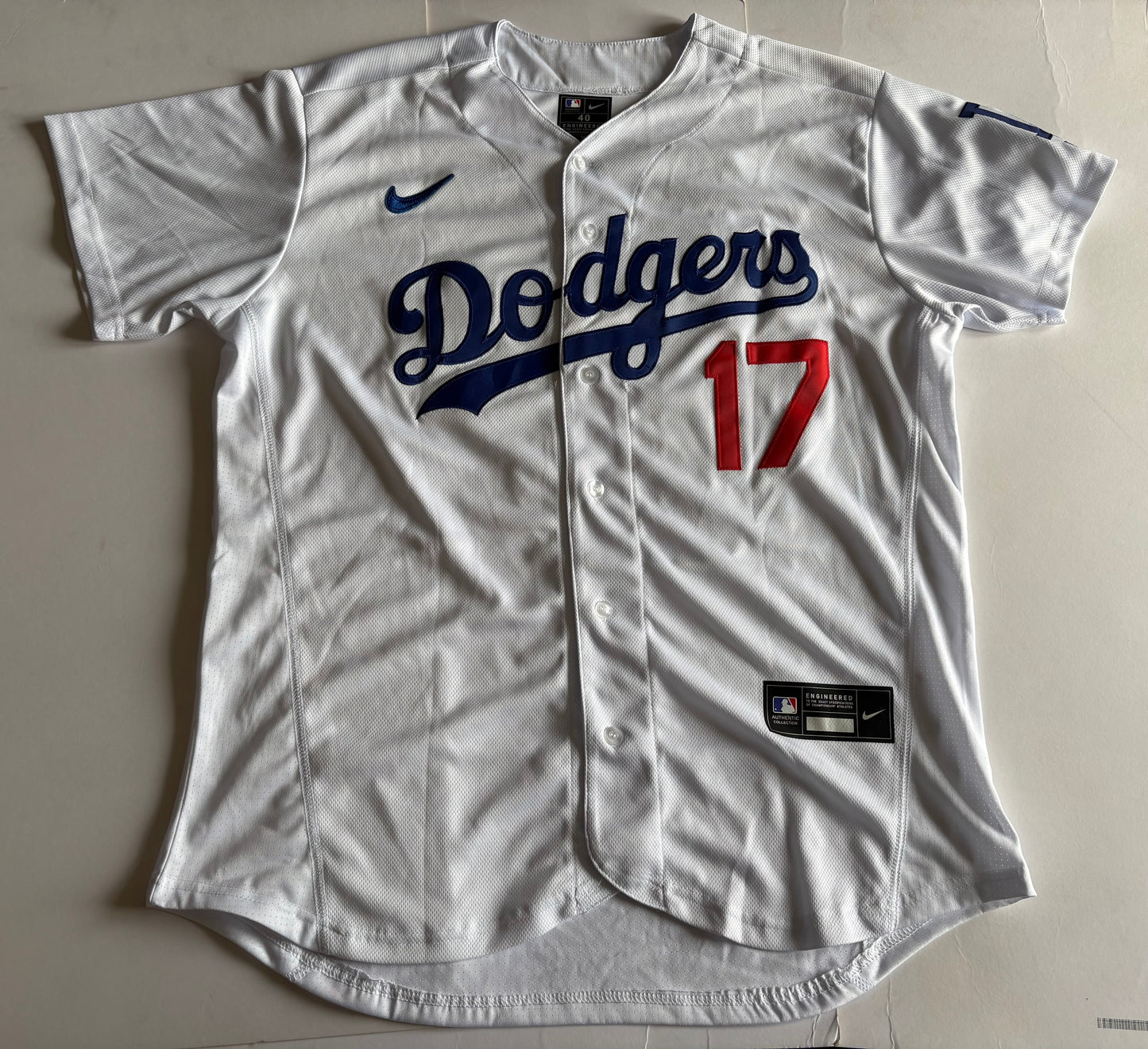 Los Angeles Dodgers Ohtani MLB Baseball Shirt White 17Large