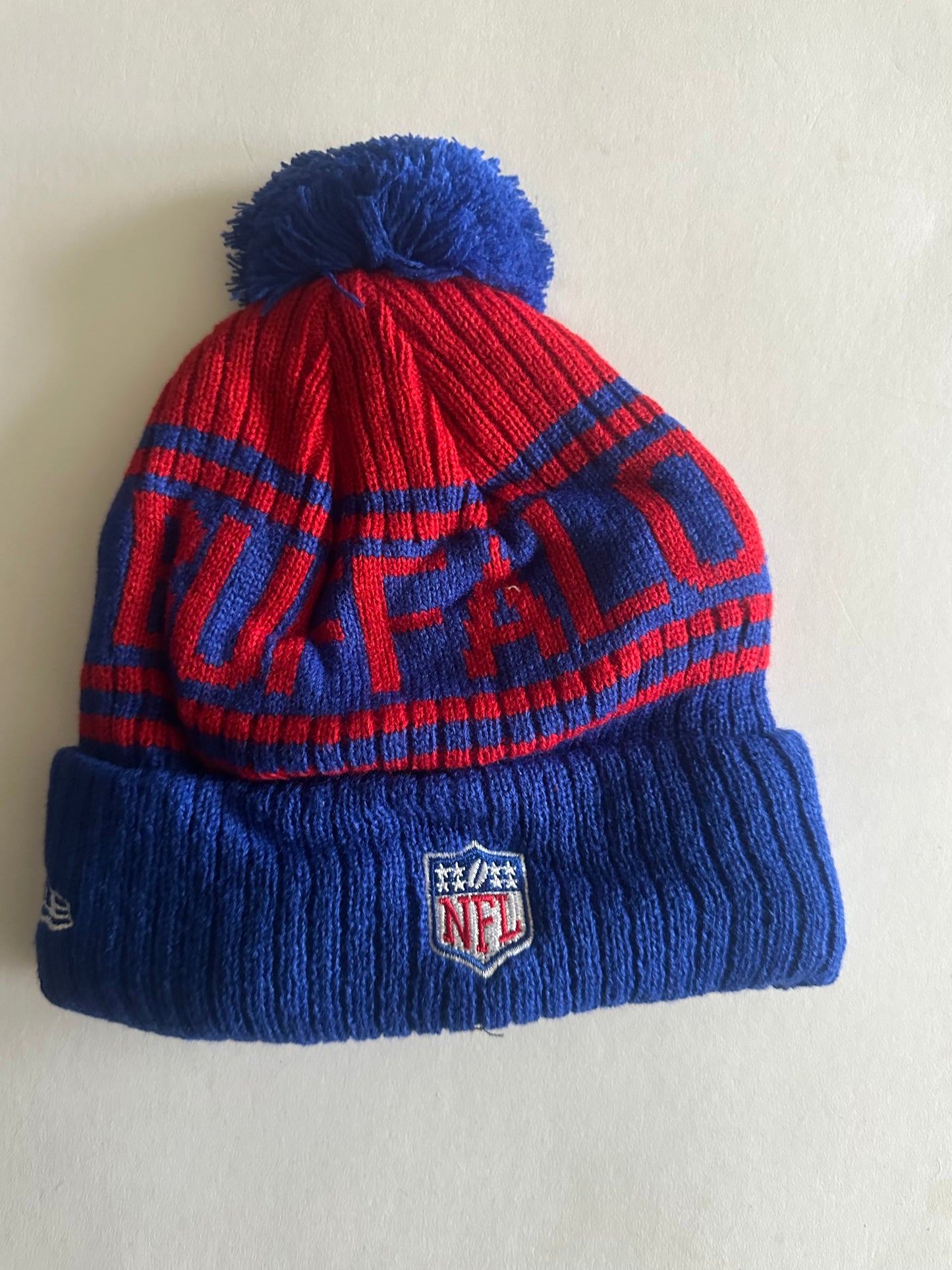 Buffalo Bills NFL Bobble Beanie Multi Colour With Tags on