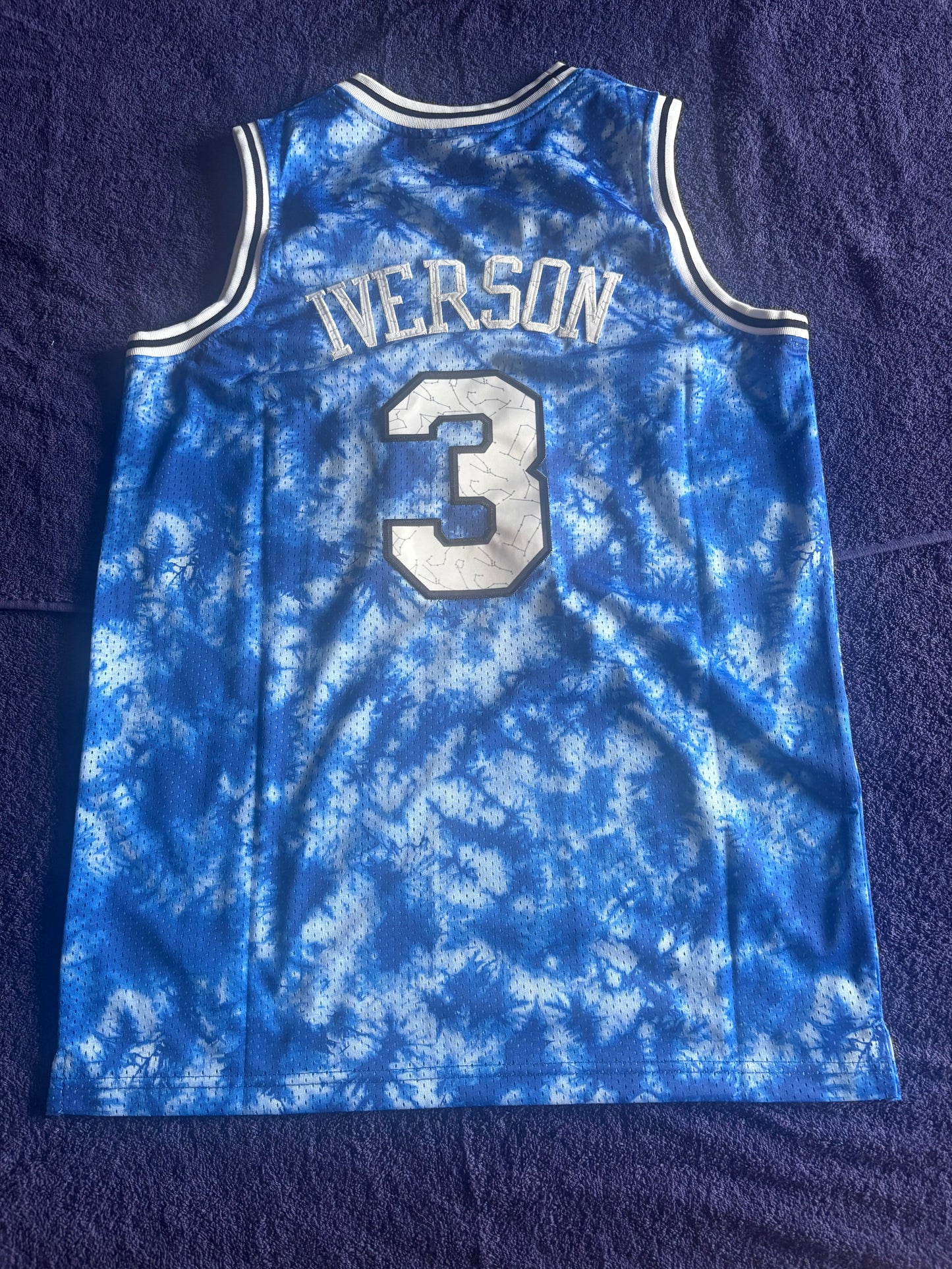 Philadelphian76ers NBA HardWood Classics Basketball Vest Large Iverson 3