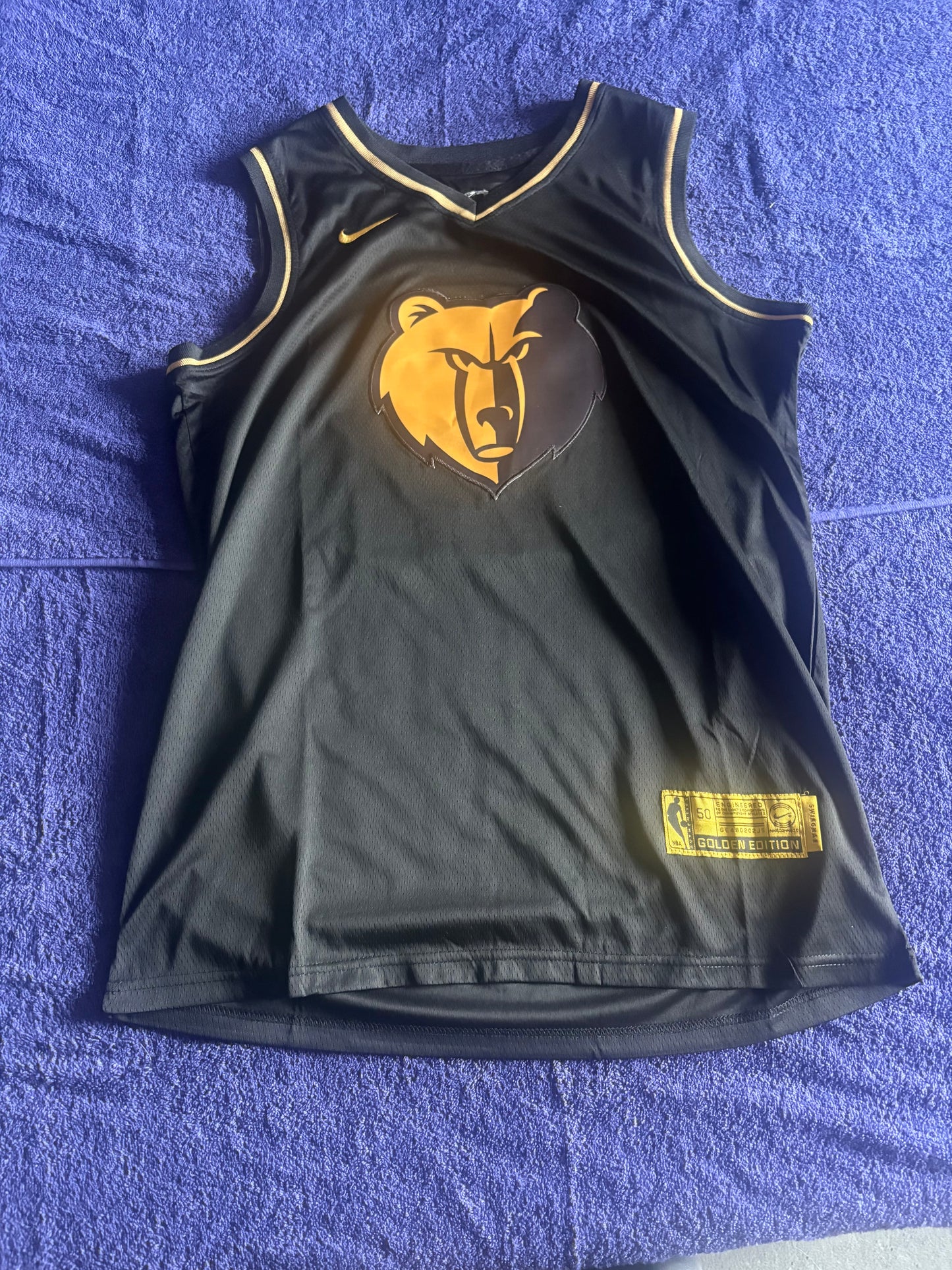 Memphis Grizzlies Fan Retro Basketball Vest Large Morant 12