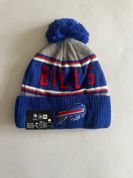 Buffalo Bills NFL Bobble Beanie Multi Colour With Tags on