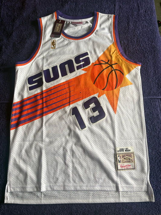 Phoenix Suns M&N NBA HardWood Classics Basketball Vest Large Nash 13