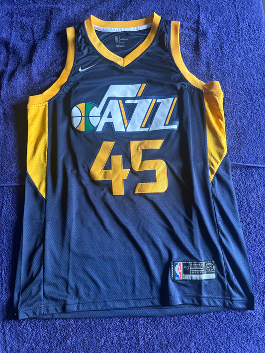 Utah Jazz Fan NBA Basketball Vest Size 50 Mitchell 45