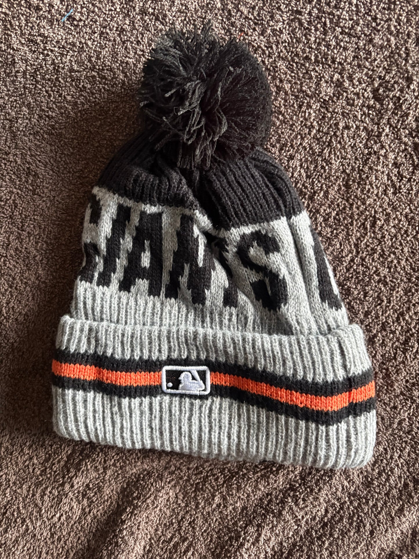 San Francisco Giants MLB Bobble Beanie Multi Colour With Tags on