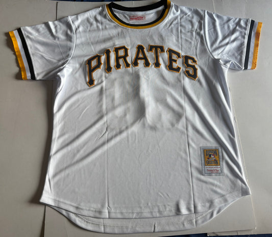 Pittsburgh Pirates Skenes MLB Baseball Shirt White Cooperstown Collection 30 Large